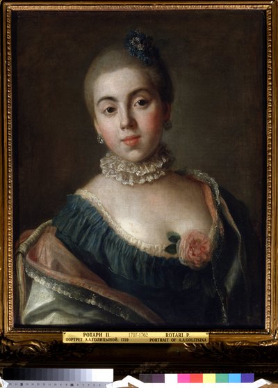 Porträt von Prinzessin Ekaterina Golitsyna, 1759 von Pietro Antonio Rotari